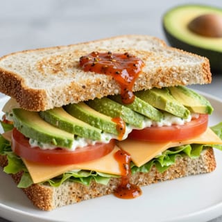 Habanero Avocado Grilled Chicken Sandwich